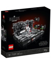 Конструктор LEGO Star Wars - Диорама на полета към шахтата на Death Star (75329) -1